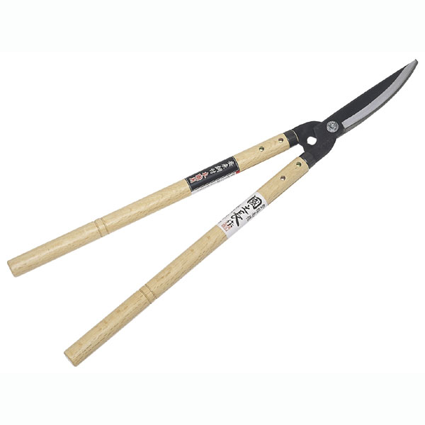 キンボシ NO.2073 国之長刈込鋏(鋼付) 剪定刃 180mm 刈込鋏-木柄シリーズ｜ものうりばPlantz