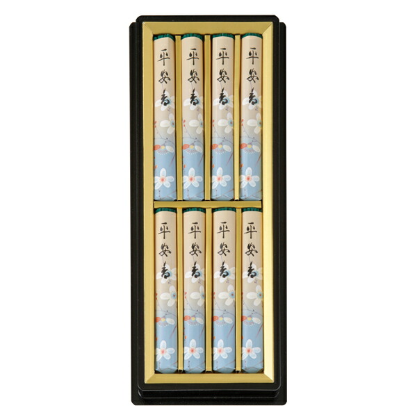 薫明堂 NO.596 進物用塗り箱入り 平安香 (短寸) 文庫形・8把入 お線香 9,741円