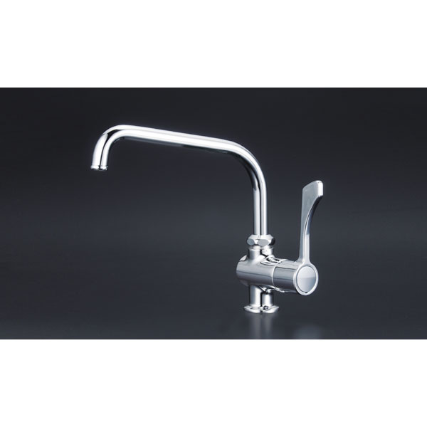 水栓 ワンタッチハンドル付立型 自在水栓 K1802R2 KVK