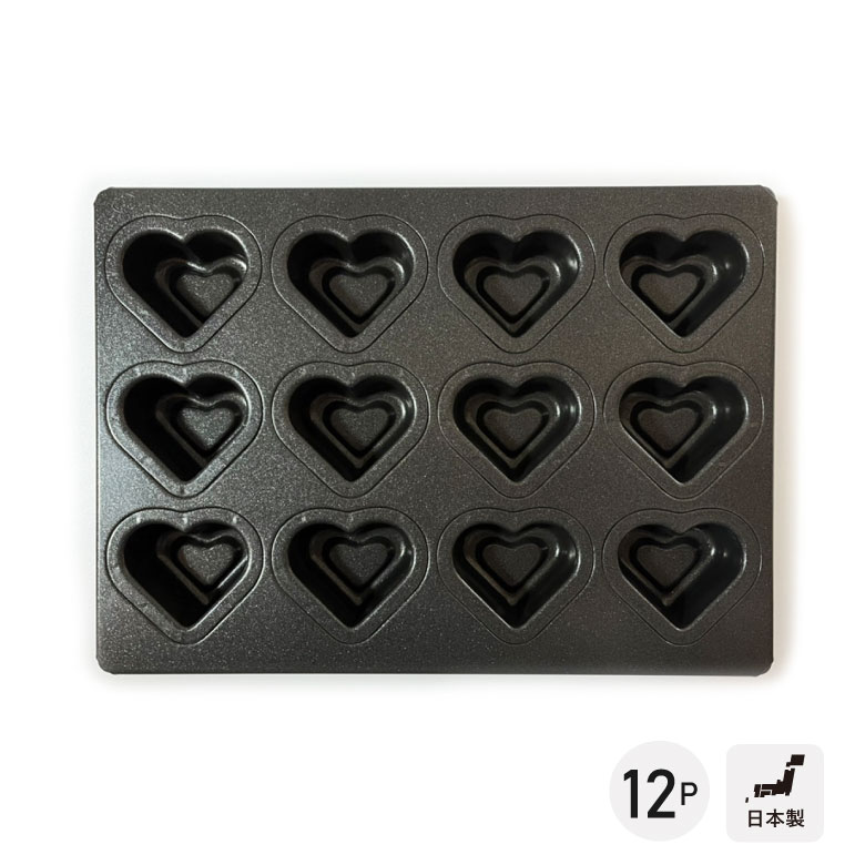 楽天市場】松永製作所 MBテフロン加工 ダブルハート 天板 16P Lサイズ