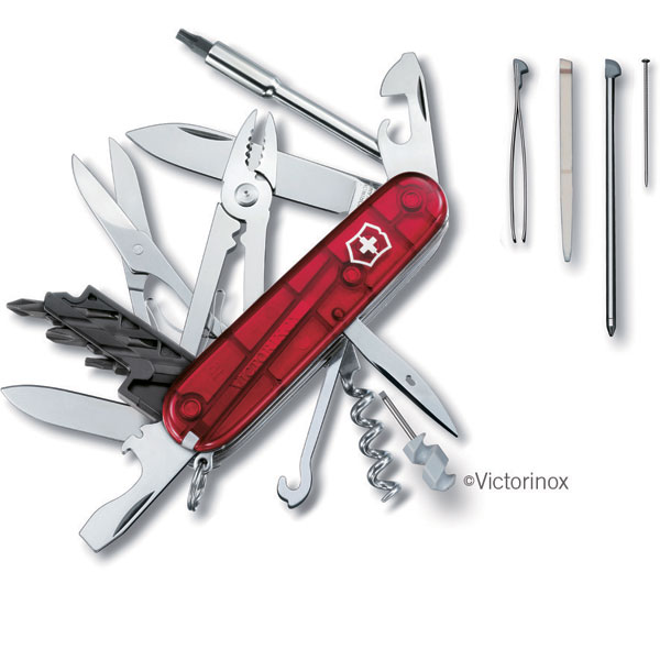 防災グッズ 日本正規品 Victorinox ビクトリノックス サイバーツールM 91mm #1.7725.T保証書付き 工具箱 コンパクト ギア 防災用品 キーホルダー カギ 鍵 アウトドア 登山 キャンプ 釣り マルチツール