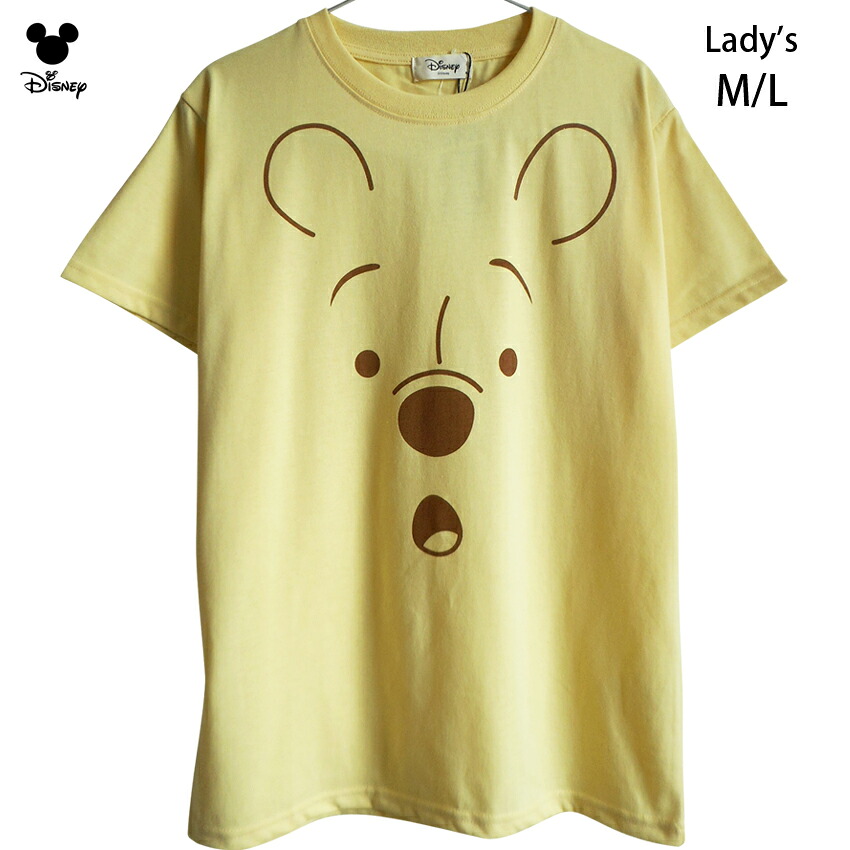 Disney プーさん Tシャツ Mサイズ　フェイス　顔　タキヒヨー　ディズニー Disney プーさん Tシャツ Mサイズ フェイス 顔 タキヒヨー