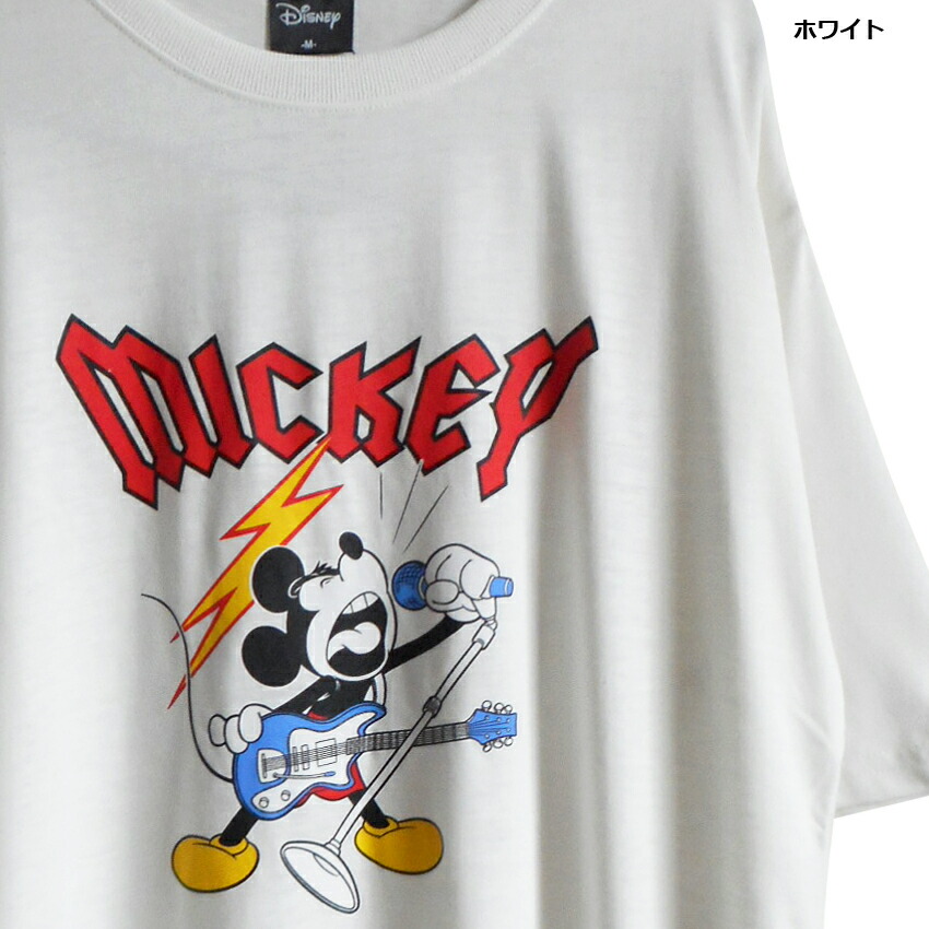 楽天市場】ミッキー Tシャツ ROCKOFF バンドTシャツ ロックT プリントT