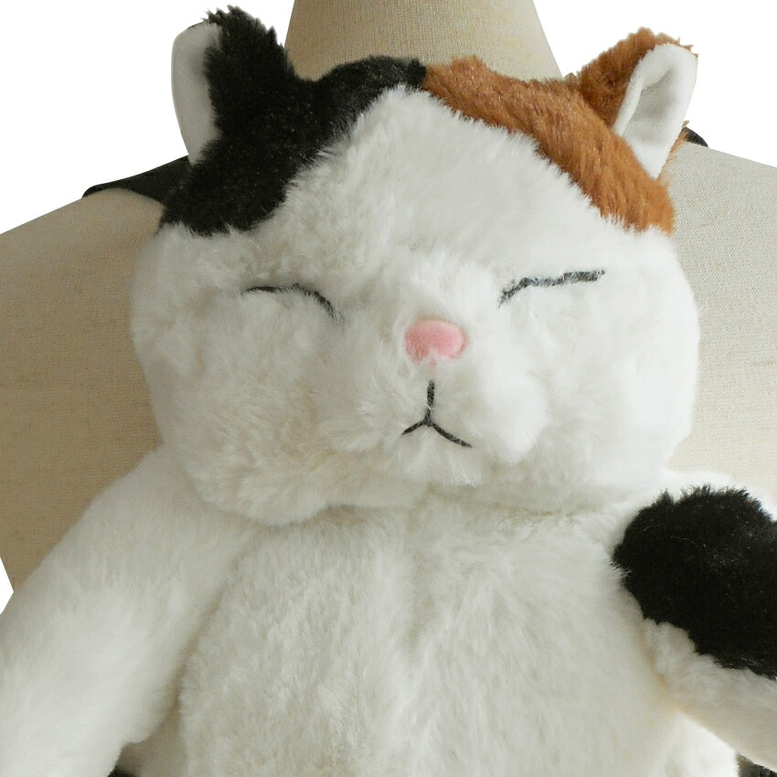 市場 送料無料 ぬいぐるみリュック 転倒防止 三毛猫 日本猫 ボア ベビー 大人も もこもこ ファー キッズ ふわふわ ねこ ぬいぐるみ リュック かわいい