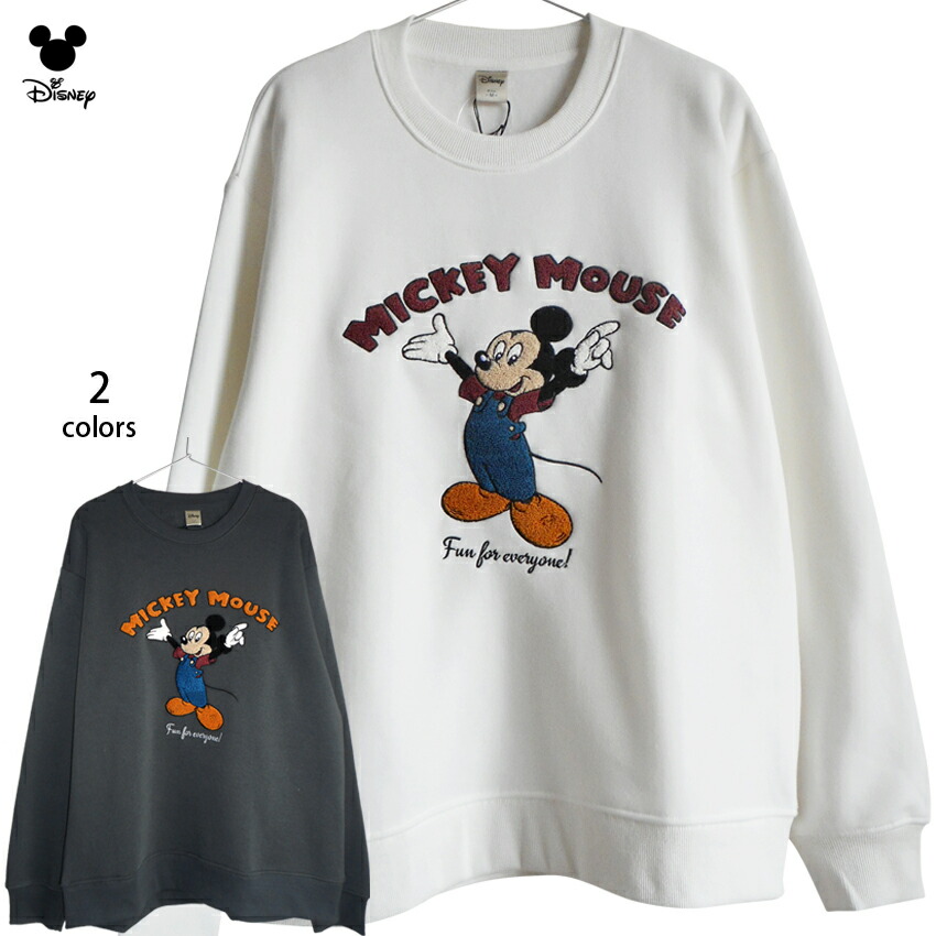 楽天市場】送料無料 ディズニー トレーナー ミッキー ミッキーシェイプ