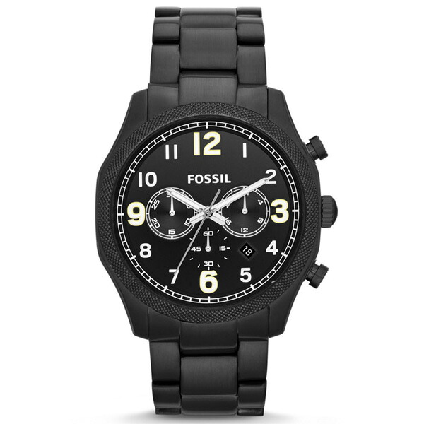 【送料無料】FOSSIL(フォッシル)Foreman FS4864 メンズ腕時計【ブラック】（ fossil 腕時計 メンズ フォッシル ステンレス 時計 ウォッチ メンズ　フォアマン 父の日 ギフト プレゼント 腕時計 バレンタイン ホワイトデー 入学 卒業 就職 ）