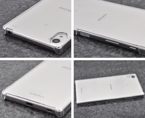 Plata Hard Clear Case Docomo Docomo Xperia Z5 Premium Sony