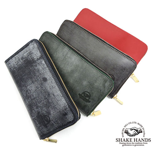 【SHAKE HANDS】シェイクハンズ SHLW-DUE-BRIDLE/ブライドルレザーロングジッパーウォレット/ブライドルレザー/本革/長財布 28,600円