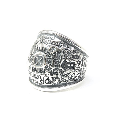 【13.5号】BWLビルウォールレザー 99 WAVE RING　ウエーブリング 最終値下げ11500円【13.5号】BWL WAVE RING - メルカリ