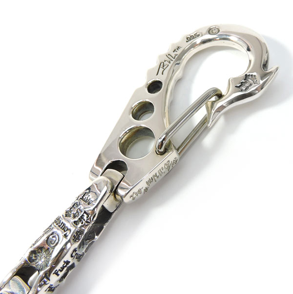 Bill Wall Leather CHAIN HOOK W LINKS made CLIP FISH ビルウォール