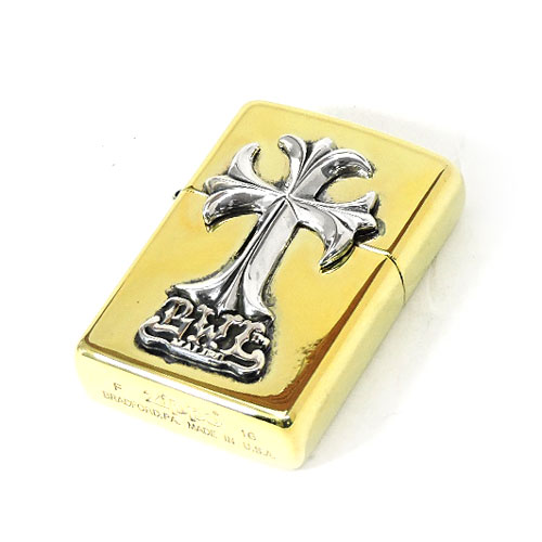 BWL ビルウォールレザー 真鍮ゴールド Zippo 限定品200 zl117.jpg