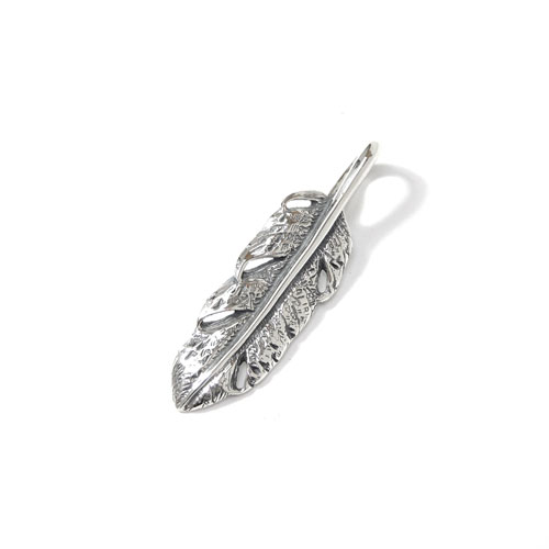 【BWL】Bill Wall Leather ビルウォールレザーGRAFFITI FEATHER ( SMALL )/グラフィティフェザー/ペンダント/チャーム/フェザー/羽|PLATINISM店