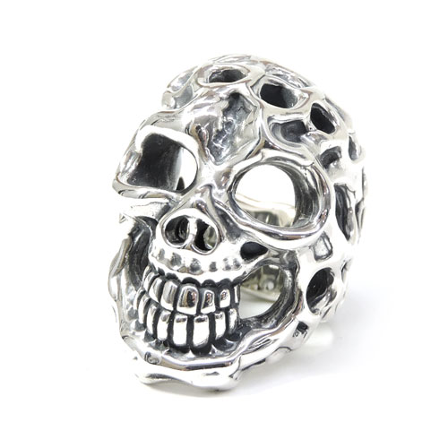 【BWL】Bill Wall Leather ビルウォールレザーFTW Master Skull w/holes Ltd. 99　マスタースカルw/ホールズリング/スカル/骸骨｜PLATINISM店 173,800円