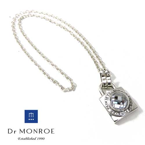 ドクターモンロー Dr MONROE シルバー ストーンCZ アクセサリー 南京錠