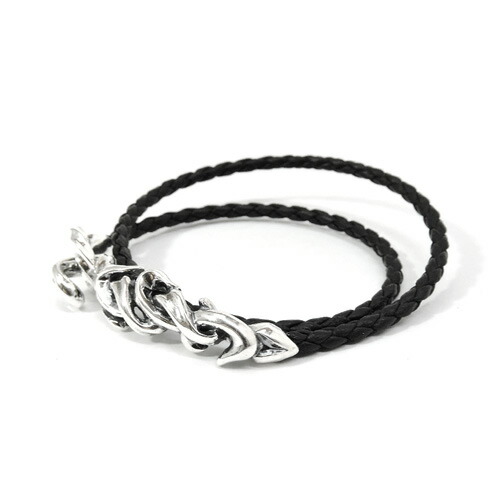 楽天市場】【ZOCALO ソカロ】ダブルワインド・ブレスレット・ブラックM