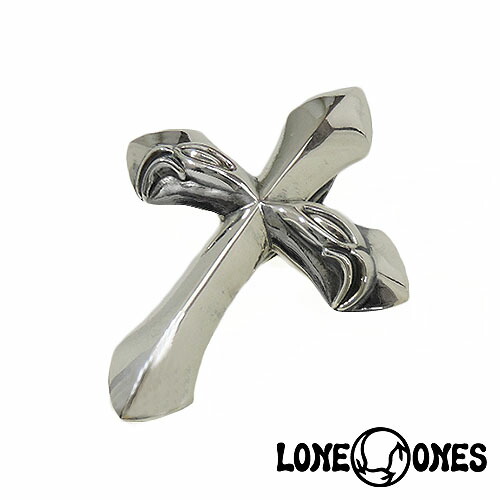 LONE ONES ロンワンズ loneones レナードカムホート LEONARD KAMHOUT シルバーアクセ シルバージュエリー アメリカ製 MF Pendant:Carved Silk Cross- Large　MFペンダント:カーヴドシルククロス ラージ/シルバーペンダント/クロス