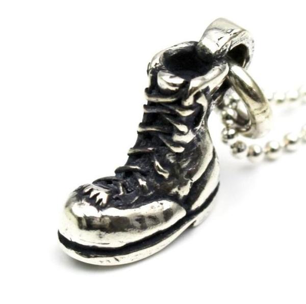 【VASSER】バッサー＜/br＞送料無料　 Biker Boot Pendant 2nd Silver w/Ball Chain(バイカーブーツペンダント セカンド シルバー)/ペンダント/ブーツ/靴/シルバー/メンズ/レディース