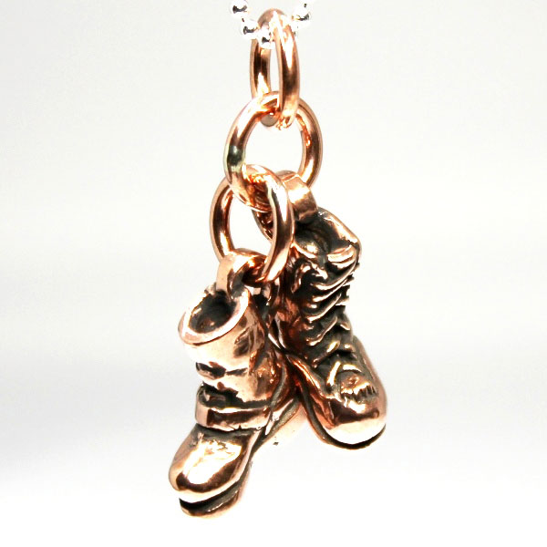 【VASSER】バッサー＜/br＞送料無料　 Biker Boot Cracker Pendant Copper w/Ball Chain(バイカーブーツクラッカーペンダントコッパー)/ペンダント/ブーツ/靴/銅/コッパー/チェーンセット/メンズ/レディース