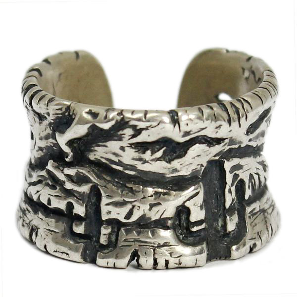 【VASSER】バッサー\u003c/br\u003e貨物輸送無料 Wilderness Ring(ウィルダネスリング)/輪っか/ウエスタン/しろがね色/分かりやすい/付属物/メンズ/レディース メンズジュエリー・アクセサリー-指輪・リング