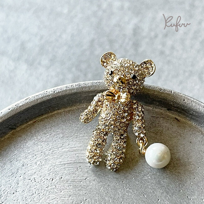 楽天市場】MAX MARA マックスマーラ ブローチ TEDDYBROOCH SHINY