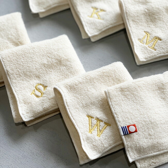 楽天市場 今治 生成り イニシャル ハンドタオル 綿100 ハンカチ タオル 金 銀 イニシャルハンカチ 名入れ タオル イニシャルタオル プチギフト お返し ハンカチ ミニハンカチ ハンドタオル 日本製 ゴールド シルバー 刺繍 子供 大人 内祝い Kufuu