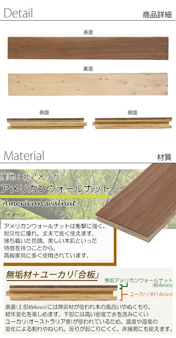 送料無料 フローリング 床材 フロアタイル 合板 アメリカン ...