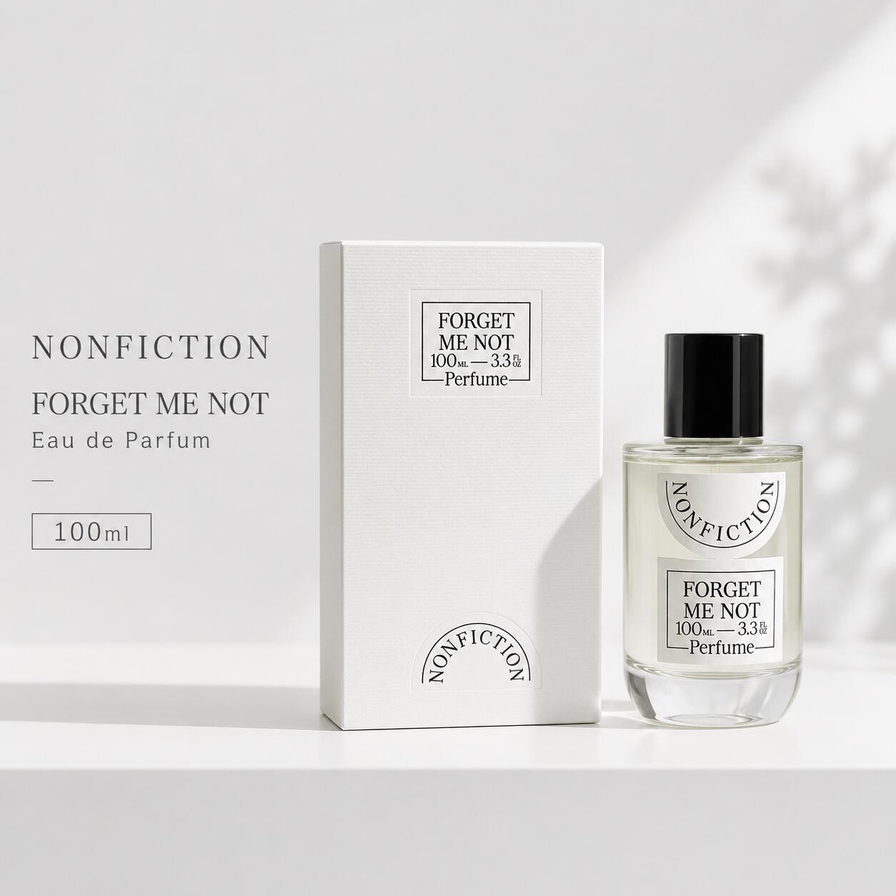 NONFICTION フォーゲットミーノット オードパルファム 100ml ノンフィクション Forget Me Not EDP 香水 ユニセックス フレグランス｜Platinumseedlings
