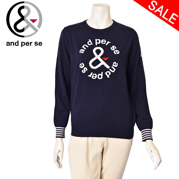 アンパスィ　and per se セーター　ゴルフ　レディース 楽天市場】【30%OFF】and per se アンパスィ レディース ゴルフ