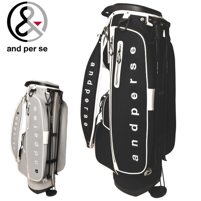 楽天市場】and per se アンパスィ スタンド キャディバッグ AUS7126