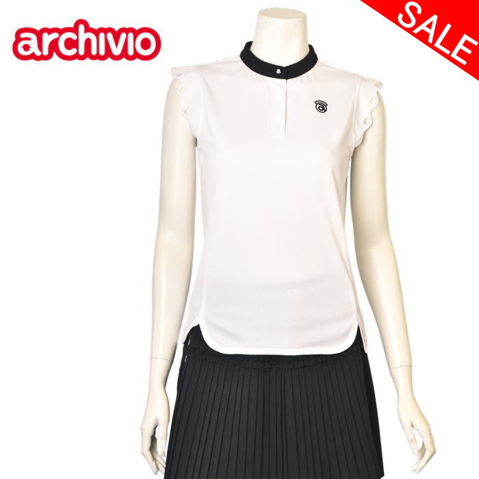 50％OFFセール アルチビオ archivio ノースリーブプルオーバー フレンチスリーブポロシャツ レディース 2025春夏新作 送料無料 S-M-L トップス アルチビオ 最強配送 アウトレット