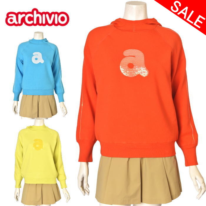 40％OFFセールアルチビオ archivioフーディーニットプルオーバー プルオーバー レディース 2025秋冬新作 貨物輸送無料S-M トップス アルチビオ a518102最強送りとどける 逃げ口