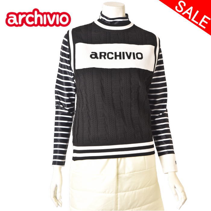 40％OFFセールアルチビオ archivio編み物より良い レディース 2025秋冬新作 貨物輸送無料S-M トップス アルチビオ a518814最強送りとどける 逃げ口