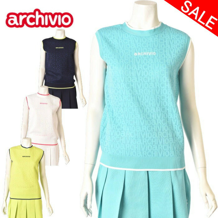アルチビオ archivio2WAYノースリーブニットプルオーバー 炎節編み物 レディース 2026春夏新作 貨物輸送無料S-M トップス アルチビオ a558403最強送りとどける