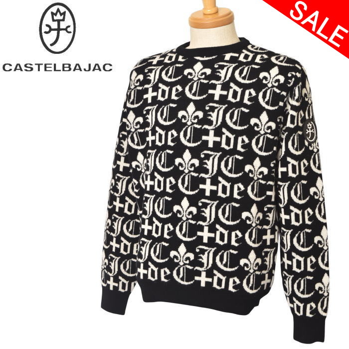 30％OFFセール カステルバジャック CASTELBAJAC クルーネックセーター メンズ 2025秋冬新作 送料無料 M-L-LL トップス カステル バジャック 服 7215461110 最強配送 アウトレット