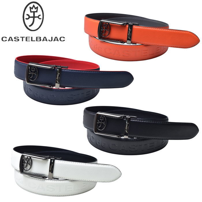 カステルバジャック CASTELBAJAC 運動競技 ゴルフ横すべり式胴締め カチカチベルト メンズ 2025秋冬新作 貨物輸送無料練りあわせるなめし革 カス電話を掛ける バジャック最強送りとどける 7235390129