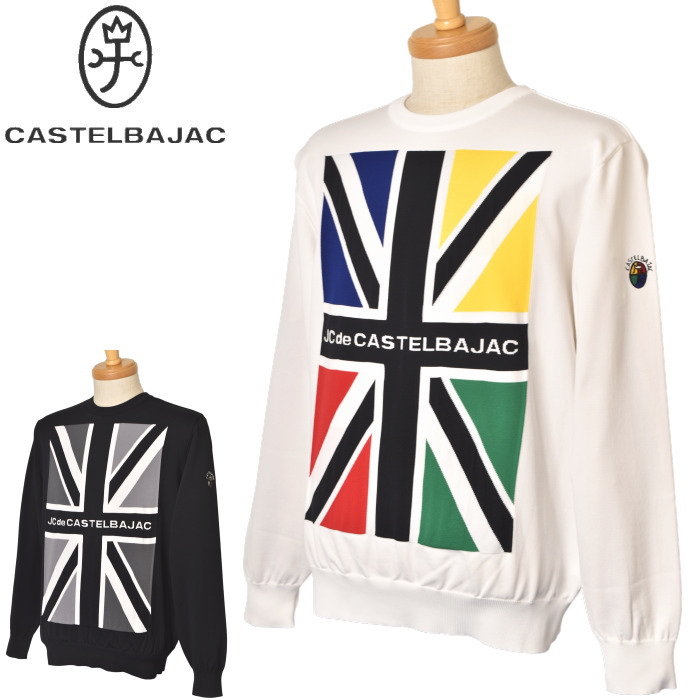 カステルバジャック CASTELBAJAC カプセルコレクションクルーネックセーター メンズ 2026春夏新作 貨物輸送無料M-L-LL トップス カス電話を掛ける バジャック 服 7216161171最強送りとどける