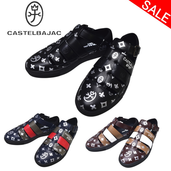 カステルバジャック CASTELBAJAC スポーツ ゴルフ グルカサンダル メンズ 2026春夏新作 送料無料 25-25.5-26-26.5 靴 シューズ カステル バジャック 7236195124 最強配送