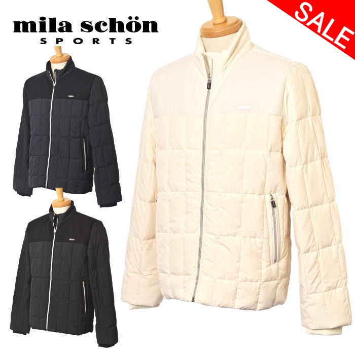 30％OFFセールミラショーン 運動競技 mila schon sportsファイバーダウンブルゾン メンズ 2025秋冬新作 貨物輸送無料M-L-LL トップス ミラショーン ゴルフ 7335412103最強送りとどける 逃げ路 ウェア-スポーツ・アウトドア-ブルゾン