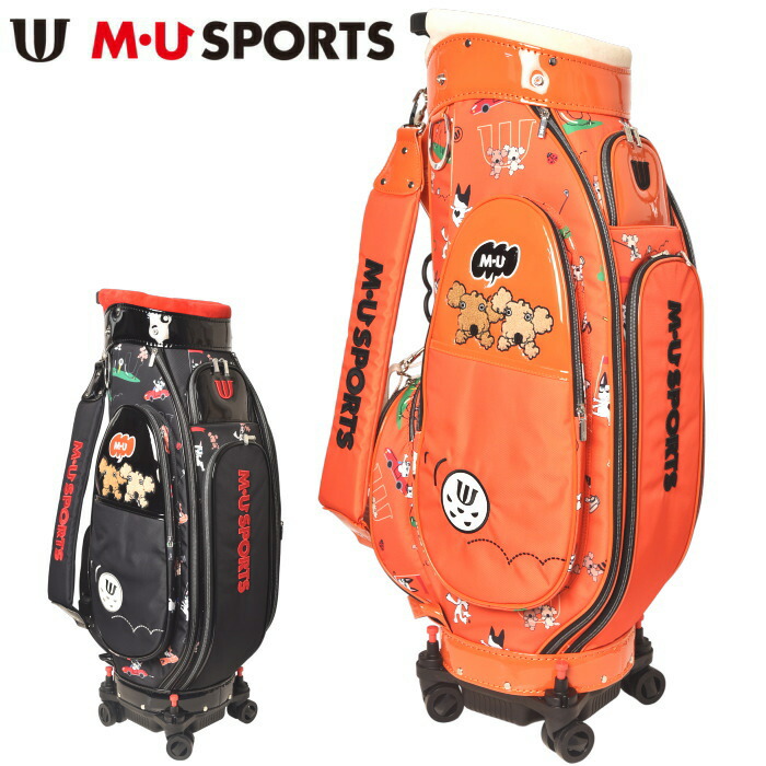 楽天市場】MUスポーツ ゴルフ M・U SPORTSキャディバッグ レディース