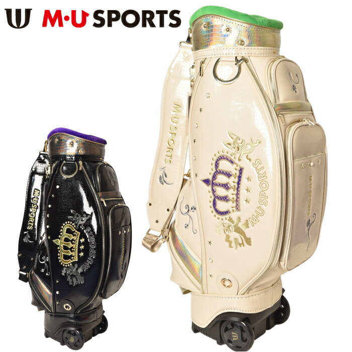 MU運動競技 ゴルフ M・U SPORTSキャディバッグ レディース 2026春夏新作 貨物輸送無料8.5型 47in エムユースポーツ 703u1130最強送りとどける