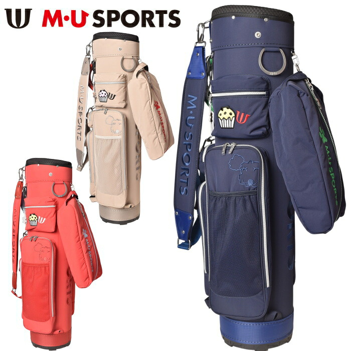 MUスポーツ ゴルフ M・U SPORTSキャディバッグ レディース 2026春夏新作 送料無料7.5型 3.0kg 47インチ エムユースポーツ 703u2134最強配送｜ATELIER PLATON アトリエプラトン