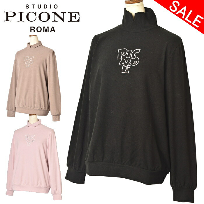 40％OFFセール スタジオ ピッコーネ STUDIO PICONE ROMA ハイネックプルオーバー ハイネックシャツ レディース 2025秋冬新作 送料無料 M-L-LL トップス スタジオピッコーネ p519021 最強配送 アウトレット 15,682円