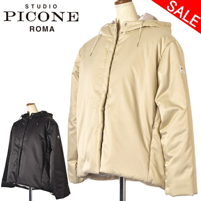 40％OFF大売り出し制作室 ピッコーネ STUDIO PICONE ROMAボンネット付き添い人中綿上衣 レディース 2025秋冬新作 貨物輸送無料M-L-LL トップス スタジオピッコーネ p514019最強送りとどける 逃げ道