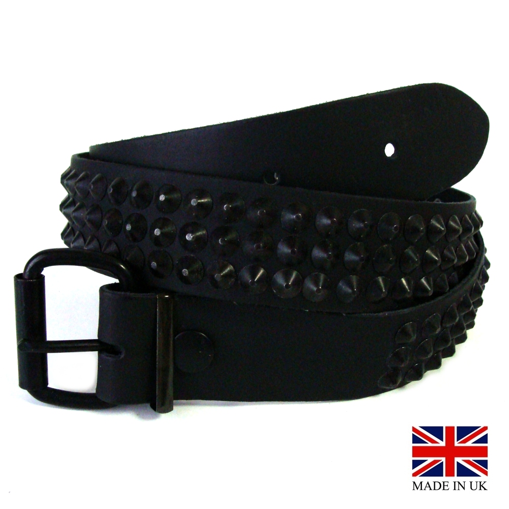 楽天市場】イギリス製 2-Row Large Pyramid Stud Belt 2連ラージ 