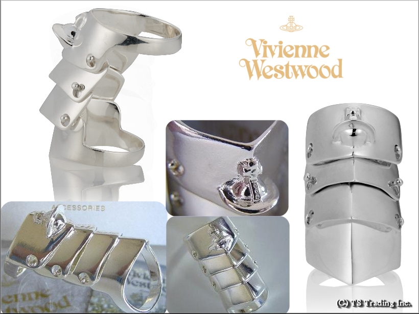 【楽天市場】Vivienne Westwood ヴィヴィアンウエストウッド Armour Ring アーマーリング NANA SV925 【送料無料】【あす楽対応】【YDKG-k】【W3