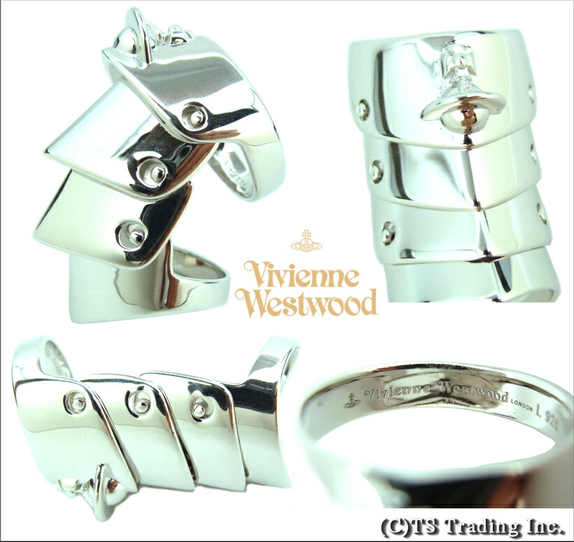 【楽天市場】Vivienne Westwood ヴィヴィアンウエストウッド Armour Ring アーマーリング NANA SV925 【送料無料】【あす楽対応】【YDKG-k】【W3
