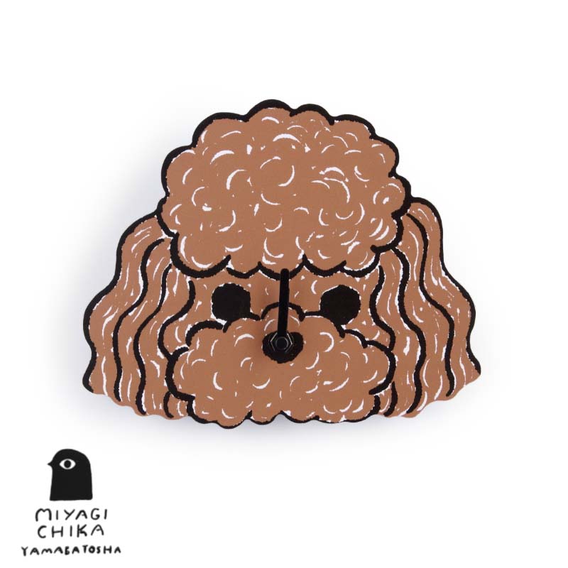 新品　山鳩舎　ダイカット クロック　moco　壁掛け時計　犬　いぬ　イヌ 楽天市場】山鳩舎 ダイカットクロック モチ Diecut Clock mochi みやぎ