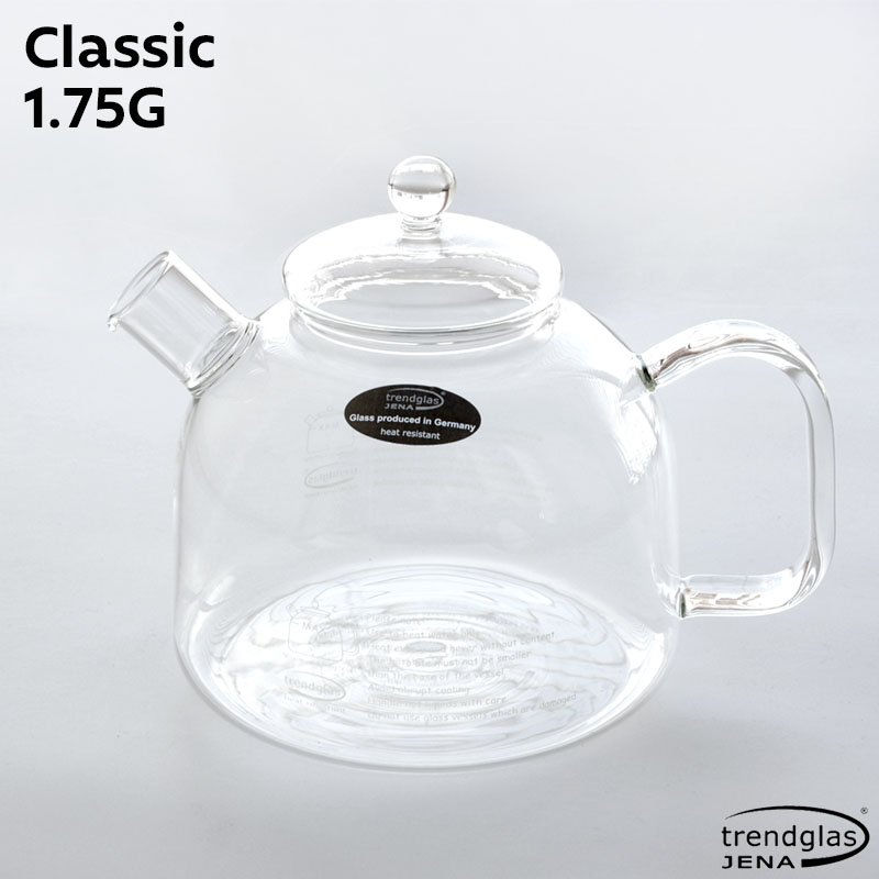 古典派音楽 1.75G Trendglas-Jena Classic 1.75G 1.75L 流行り水飲みイエナ 耐熱瑠璃 直火 湯わかし 湯わかし