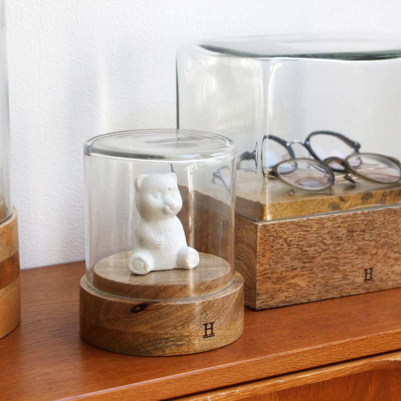 楽天市場】【ポイント10倍】ガラスドーム シリンダー4【ディスプレイ