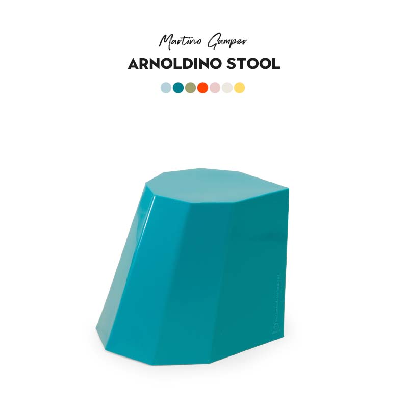 アーノルディーノ 腰かけ Arnoldino Stool マルティノ・ガンパー Martino Gamper ミニサイズ S大きさ Baby Blue/Yellow/Pistachio/Turquoise/Orange/Baby Pink/White Ivory